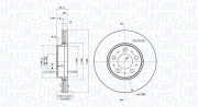 360406052101 Brzdový kotouč MAGNETI MARELLI