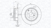 360406054301 MAGNETI MARELLI brzdový kotúč 360406054301 MAGNETI MARELLI