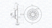 360406054601 Brzdový kotouč MAGNETI MARELLI