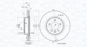 360406054701 MAGNETI MARELLI brzdový kotúč 360406054701 MAGNETI MARELLI