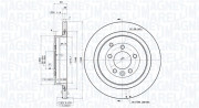 360406055001 Brzdový kotouč MAGNETI MARELLI