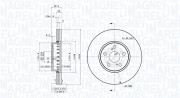 360406058401 MAGNETI MARELLI brzdový kotúč 360406058401 MAGNETI MARELLI