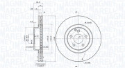 360406059101 Brzdový kotouč MAGNETI MARELLI