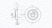 360406059601 Brzdový kotouč MAGNETI MARELLI