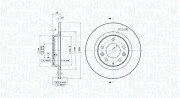 360406060401 Brzdový kotouč MAGNETI MARELLI