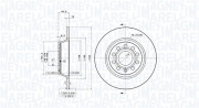 360406060801 Brzdový kotouč MAGNETI MARELLI