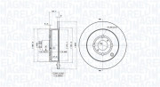 360406061401 Brzdový kotouč MAGNETI MARELLI