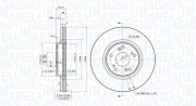 360406063201 Brzdový kotouč MAGNETI MARELLI