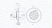 360406064701 Brzdový kotouč MAGNETI MARELLI