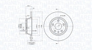 360406065300 MAGNETI MARELLI brzdový kotúč 360406065300 MAGNETI MARELLI