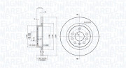 360406065801 Brzdový kotouč MAGNETI MARELLI