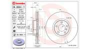 360406068600 Brzdový kotouč MAGNETI MARELLI