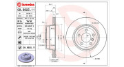 360406068900 Brzdový kotouč MAGNETI MARELLI