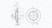 360406069001 Brzdový kotouč MAGNETI MARELLI