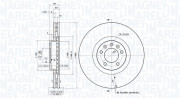 360406069501 Brzdový kotouč MAGNETI MARELLI