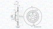 360406075101 Brzdový kotouč MAGNETI MARELLI