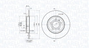 360406075301 Brzdový kotouč MAGNETI MARELLI