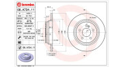 360406077000 Brzdový kotouč MAGNETI MARELLI