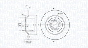 360406078701 Brzdový kotouč MAGNETI MARELLI