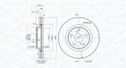 360406078801 Brzdový kotouč MAGNETI MARELLI