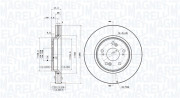 360406079101 Brzdový kotouč MAGNETI MARELLI