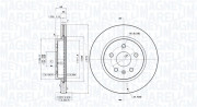 360406080901 MAGNETI MARELLI brzdový kotúč 360406080901 MAGNETI MARELLI