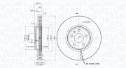 360406081501 Brzdový kotouč MAGNETI MARELLI