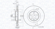 360406081601 Brzdový kotouč MAGNETI MARELLI