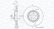 360406085801 MAGNETI MARELLI brzdový kotúč 360406085801 MAGNETI MARELLI