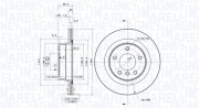 360406087101 Brzdový kotouč MAGNETI MARELLI