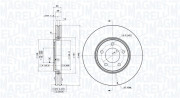 360406087401 Brzdový kotouč MAGNETI MARELLI