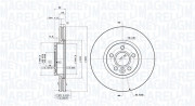 360406087601 Brzdový kotouč MAGNETI MARELLI