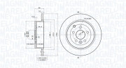 360406088501 Brzdový kotouč MAGNETI MARELLI