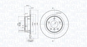 360406089301 Brzdový kotouč MAGNETI MARELLI