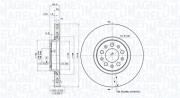 360406089401 Brzdový kotouč MAGNETI MARELLI