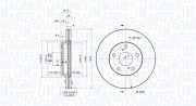 360406089701 Brzdový kotouč MAGNETI MARELLI