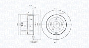 360406090401 Brzdový kotouč MAGNETI MARELLI