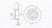 360406090501 MAGNETI MARELLI brzdový kotúč 360406090501 MAGNETI MARELLI