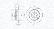 360406090601 MAGNETI MARELLI brzdový kotúč 360406090601 MAGNETI MARELLI