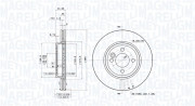 360406090701 MAGNETI MARELLI brzdový kotúč 360406090701 MAGNETI MARELLI