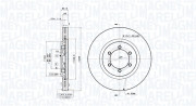 360406093301 MAGNETI MARELLI brzdový kotúč 360406093301 MAGNETI MARELLI