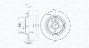 360406095701 Brzdový kotouč MAGNETI MARELLI