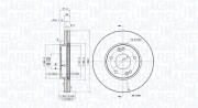 360406096501 Brzdový kotouč MAGNETI MARELLI