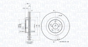 360406099201 Brzdový kotouč MAGNETI MARELLI