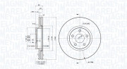 360406099301 Brzdový kotouč MAGNETI MARELLI