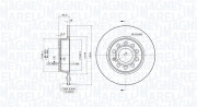 360406107801 Brzdový kotouč MAGNETI MARELLI