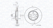 360406108301 Brzdový kotouč MAGNETI MARELLI