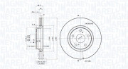 360406109001 Brzdový kotouč MAGNETI MARELLI