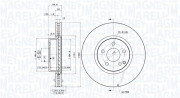 360406109401 Brzdový kotouč MAGNETI MARELLI