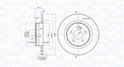 360406110701 Brzdový kotouč MAGNETI MARELLI